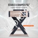 2-in-1 Shuffleboard ir Boulingo stalas su LED apšvietimu – 274 cm ilgio - Image 5