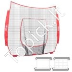 Pitching tinklas su strike zona – 213 × 213 cm