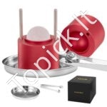 Apvalus ledo formavimo presas – 60 mm, raudonas