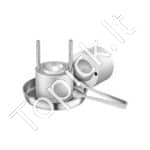 Apvalus ledo formavimo presas – 53 mm, sidabrinis