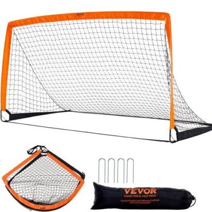 Futbolo vartai 190 × 100 × 100 cm – 1 vnt. sulankstomi