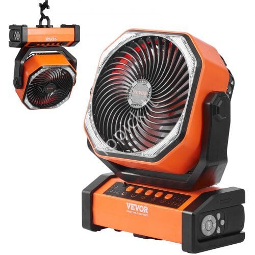 us2FCDFS9YCTSF00RI1ORV92Fgoods_img-v12Fcordless-fan-m100-1.2.jpg Nešiojamas stalinis ventiliatorius su 20 000 mAh baterija, 138 CFM oro srautu, 4 greičio lygiais - Image 1