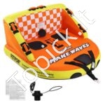 Pripučiamas vandens sporto ratas 1–2 asmenims su atlošu ir rankenomis – 154 kg apkrova