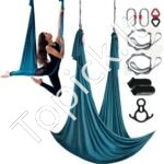 Aerial jogos hamako rinkinys 10 × 2,8 m žalias