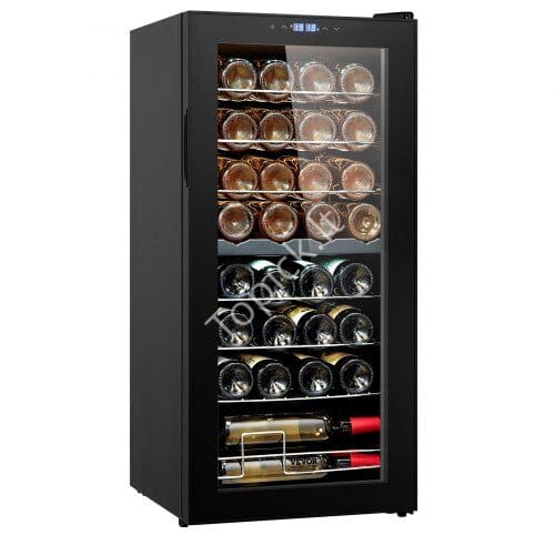 us2FDLSJJBXJJDZS30P98V22Fgoods_img-v12Ffreestanding-wine-refrigerator-m100-1.2.jpg Vyno šaldytuvas 32 buteliams | Dviguba temperatūros zona - Image 1