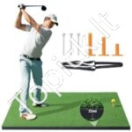 Golfo treniruočių kilimėlis 152×122 cm, 10 mm storio – patvari smūgių praktikos danga vidaus ir lauko naudojimui