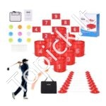 Nešiojamas 9 duobučių golfo žaidimo rinkinys su krepšiu | Pramogai lauke ir viduje vaikams ir suaugusiems