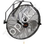 Sieninis pramoninis ventiliatorius, 57 cm skersmens, 4150 CFM oro srautu | 3 greičiai, atsparus vandeniui, skirtas sandėliams, šiltnamiams, dirbtuvėms ir terasoms