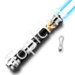 Šviesos kardas su 12 RGB spalvų ir 16 garso efektų, 120 cm ilgio | Įkraunamas, su aliuminio rankena ir judesio valdymu