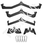 V-Bar Treniruočių rankena – Efektyvus nugaros, bicepsų ir tricepsų treniravimas namuose