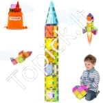 Magnetinių konstruktoriaus blokelių rinkinys vaikams – 32 dalių