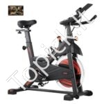 Stacionarus dviratis su magnetiniu pasipriešinimu – reguliuojamas sėdynės ir vairo aukštis, tvirtas plieninis rėmas, tylus diržas, LCD ekranas – treniruotėms namuose