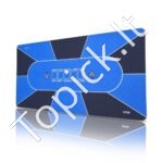 Sulankstomas pokerio stalas – 10 žaidėjų, mėlynas, 180x90 cm