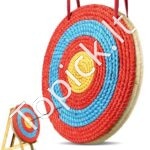 508 mm rankų darbo šiaudinis taikinys lankininkystei