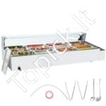 Maisto šildytuvas, 12 x (325 x 176 mm), stiklo apsauga.