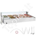 Maisto šildytuvas, 10 x (530 x 325 mm), stiklo apsauga, 1700 W.