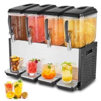 Komercinis gėrimų dozatorius 4 x 12 L (48 L) 280 W