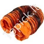 25FT kanalo žarnelė, PVC lanksti 12 colių, skirta ištraukiamajam ventiliatoriui