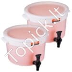 2 vnt. Gėrimų dozatoriai su čiaupu – 11 L talpos