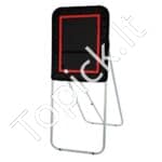 Sulankstomas lakroso atmušimo tinklas 90 x 120 cm – reguliuojamas kampas, tinkamas lakrosui, beisbolui, tinkliniui ir kitoms sporto šakoms