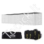 Beisbolo smūgiavimo narvas su tinklu ir rėmu – (16,76 m)