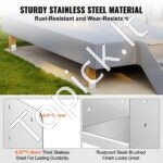 10 vnt. reguliuojami stulpų laikikliai – 152,4 × 152,4 mm, montavimui ant betono - Image 2