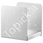 10 vnt. reguliuojami stulpų laikikliai – 152,4 × 152,4 mm, montavimui ant betono - Image 8