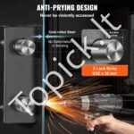 Kompaktiškas sieninis seifas su pirštų atspaudų skaitytuvu ir PIN užraktu – saugumui, kuriuo gali pasitikėti! - Image 3