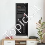 Kompaktiškas sieninis seifas su pirštų atspaudų skaitytuvu ir PIN užraktu – saugumui, kuriuo gali pasitikėti! - Image 7