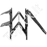 Sulankstomas stovyklavimo virtuvės stalas su plautuve – nešiojama gaminimo stotis su lentynomis ir stalviršiais - Image 9