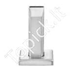 10 vnt. stiklo laikikliai – kvadratiniai, sidabriniai, tinka 8–12 mm storio stiklui - Image 9