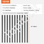 72 vnt. dekoratyviniai turėklų elementai – 25 × 5,5 × 965 mm, aliuminio profiliai laiptams ir terasoms - Image 6