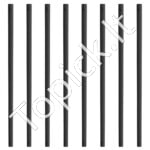 72 vnt. dekoratyviniai turėklų elementai – 25 × 5,5 × 965 mm, aliuminio profiliai laiptams ir terasoms - Image 9