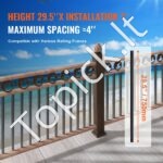 51 vnt. turėklų profiliai – 25 × 5,5 × 750 mm, aliuminio dekoratyvinės laiptų grotelės - Image 2