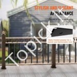 51 vnt. turėklų profiliai – 25 × 5,5 × 750 mm, aliuminio dekoratyvinės laiptų grotelės - Image 3