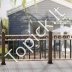 51 vnt. turėklų profiliai – 25 × 5,5 × 750 mm, aliuminio dekoratyvinės laiptų grotelės - Image 7