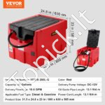 Mobilus kuro bakas 182 L – Dyzelino ir benzino talpykla su 12 V siurbliu ir degalų žarna - Image 6