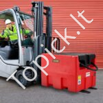 Mobilus kuro bakas 182 L – Dyzelino ir benzino talpykla su 12 V siurbliu ir degalų žarna - Image 7