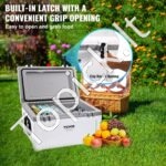 57L Izoliuota Nešiojama Šaldymo Dėžė – Termodėžė Kempingui, Su Krepšiu, Talpina iki 50 skardinių - Image 4