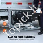 Požeminė aliuminio įrankių dėžė sunkvežimiams 61 x 35,6 x 40,6 cm – Kompaktiška saugojimo sistema priekaboms ir kemperiams - Image 2