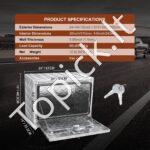 Požeminė aliuminio įrankių dėžė sunkvežimiams 61 x 35,6 x 40,6 cm – Kompaktiška saugojimo sistema priekaboms ir kemperiams - Image 6