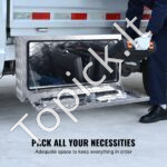 Aliumininė po kėbulu montuojama įrankių dėžė 76 x 35 x 40 cm – priekaboms, sunkvežimiams, kemperiams - Image 2