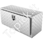 Po kėbulu montuojama aliumininė įrankių dėžė 91,4 x 35,6 x 40,6 cm – priekaboms, sunkvežimiams, kemperiams - Image 10