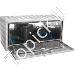 Po kėbulu montuojama aliumininė įrankių dėžė 91,4 x 35,6 x 40,6 cm – priekaboms, sunkvežimiams, kemperiams - Image 9