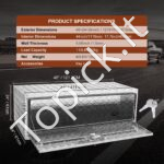 Požeminis aliuminio įrankių dėklas sunkvežimiams 121,9 x 61 x 61 cm – Idealiai tinka priekaboms ir kemperiams - Image 6