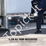 Po kėbulu montuojama aliumininė įrankių dėžė 152 x 61 x 61 cm – priekaboms, sunkvežimiams, kemperiams - Image 2