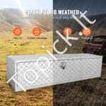 Po kėbulu montuojama aliumininė įrankių dėžė 152 x 61 x 61 cm – priekaboms, sunkvežimiams, kemperiams - Image 3