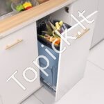 Ištraukiamas Šiukšlių Kibiras su Minkšto Užsidarymo Mechanizmu – 35L, Pilkas, Kompaktiškas ir Patogus - Image 7