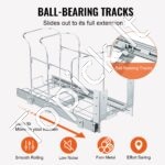 Ištraukiamas Virtuvinis Šiukšlių Kibiras su Bėgeliais – 35L, Pilkas, Su Patogia Rankena - Image 3