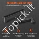 30 vnt. nerūdijančio plieno baldų rankenėlių rinkinys – 108 × 12 × 35 mm, 96 mm tvirtinimo skylės - Image 3